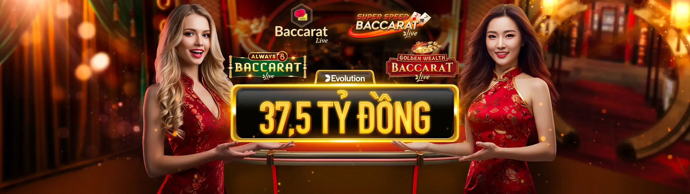 Bàn chơi Baccarat sang trọng tại Xibet Nổ Hũ
